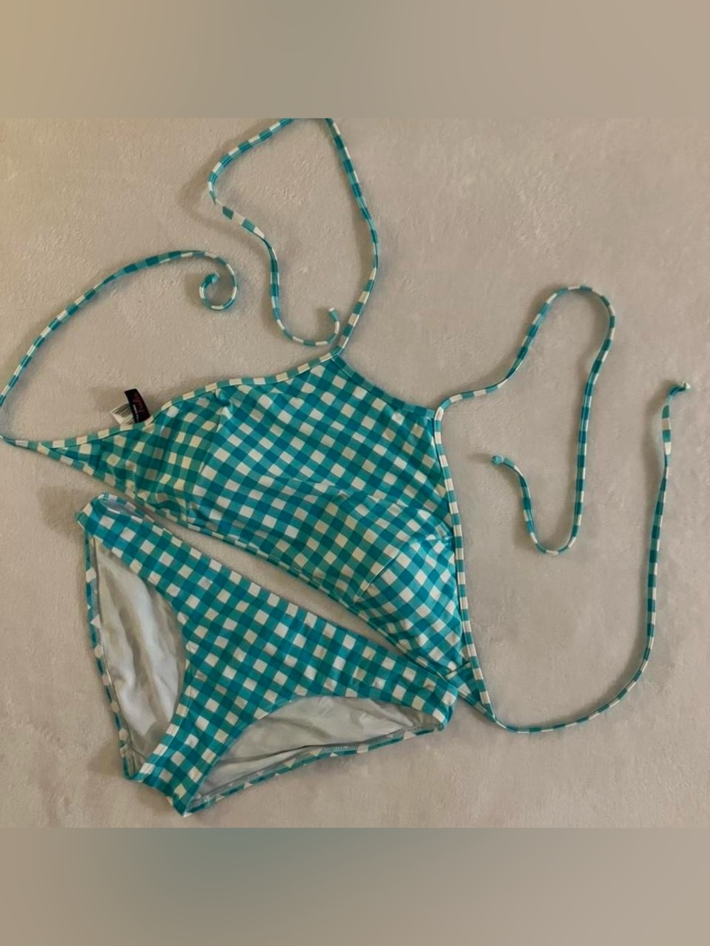 Vintage Y2K Beach Babes Bikini Set